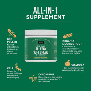 The Only Allergy Soft Chews Dogs Needs 12 ct