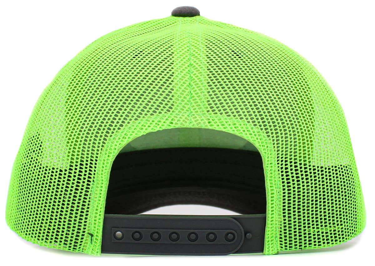 🎣🧢USA Fish Flag Mesh Back Ballcap