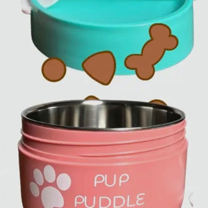 Pup Puddle - Keep Water & Food Cold/Warm - Leakproof