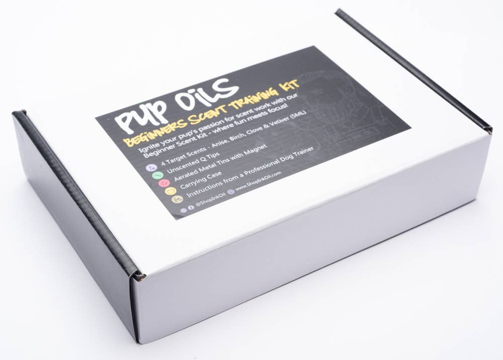 🐶👃 Pup Oils Beginner Scent Work Starter Kit – Portable Nose Work Training Set