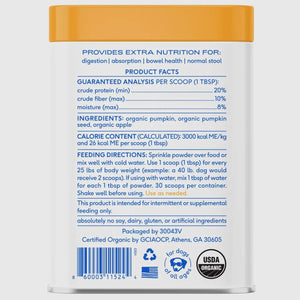 Organic Pumpkin Fiber Powder