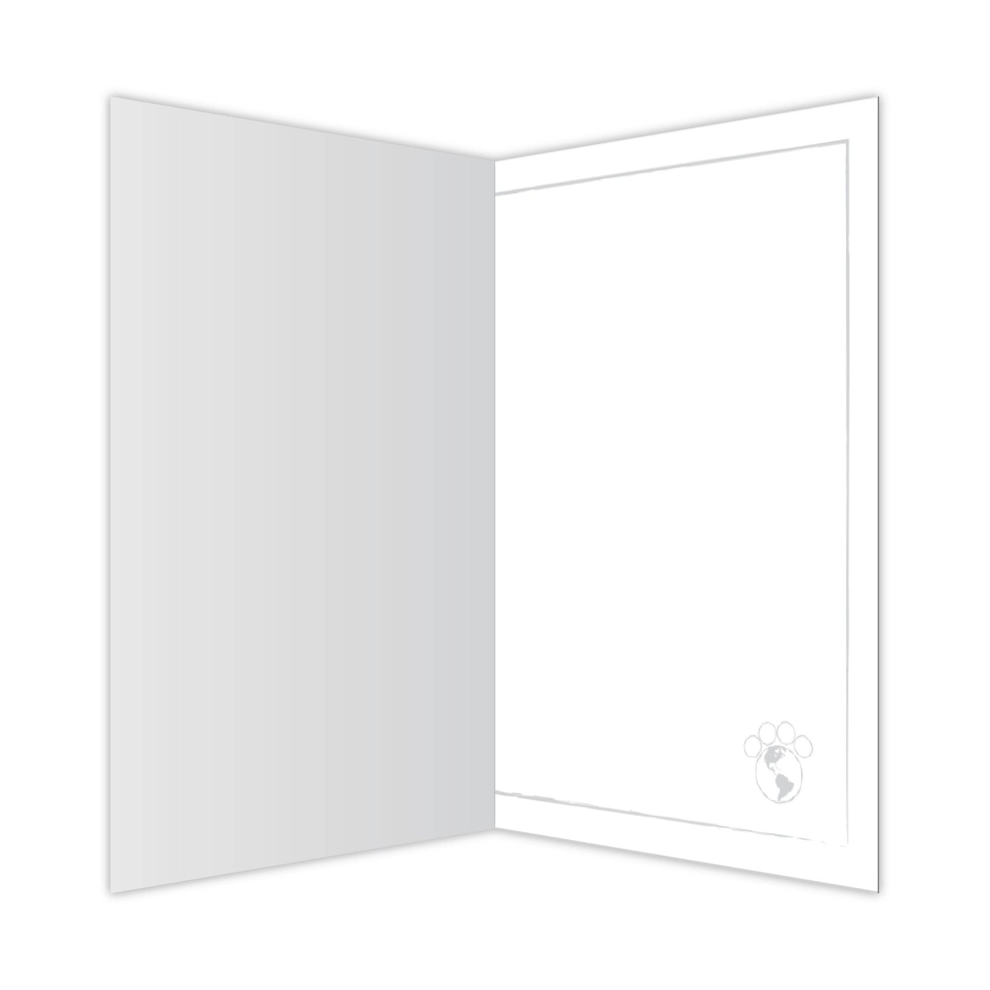 💖Inspirational Dog Rescue Greeting Card – Blank Interior