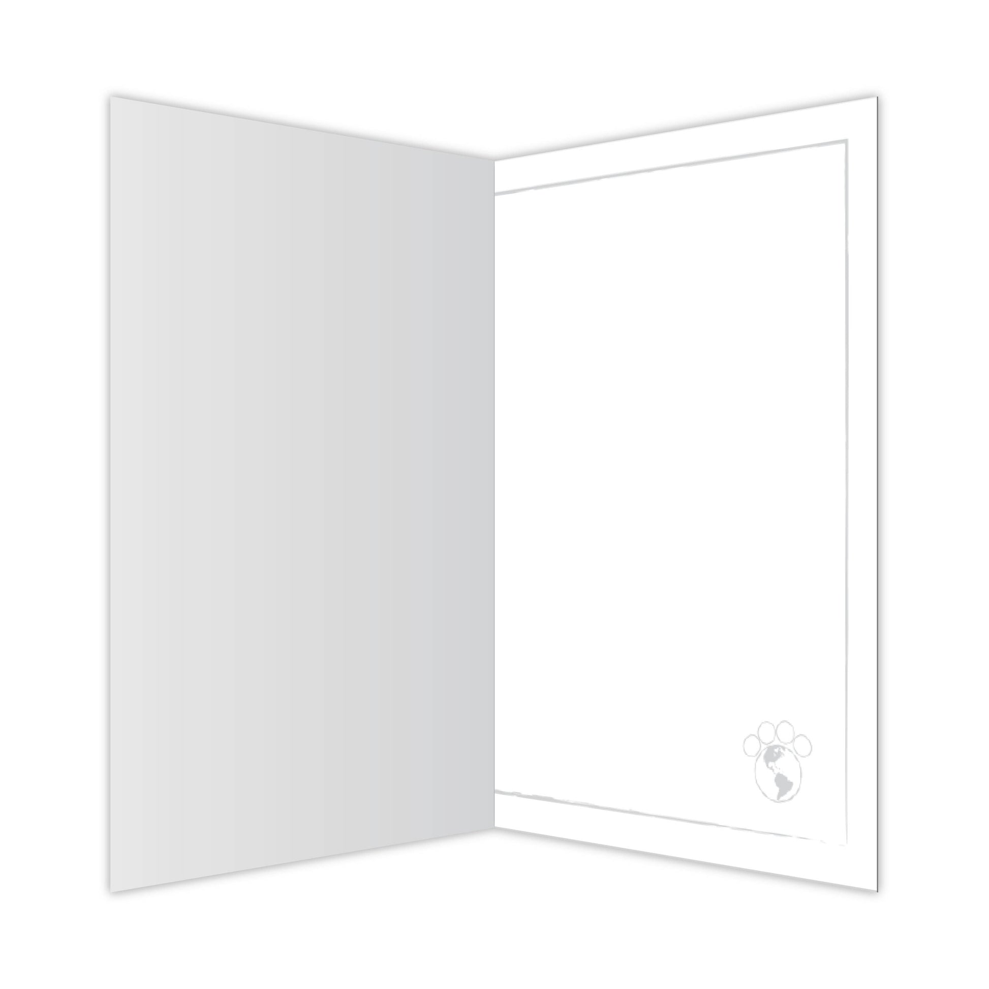Inspirational Dog Rescue Greeting Card – Blank Interior