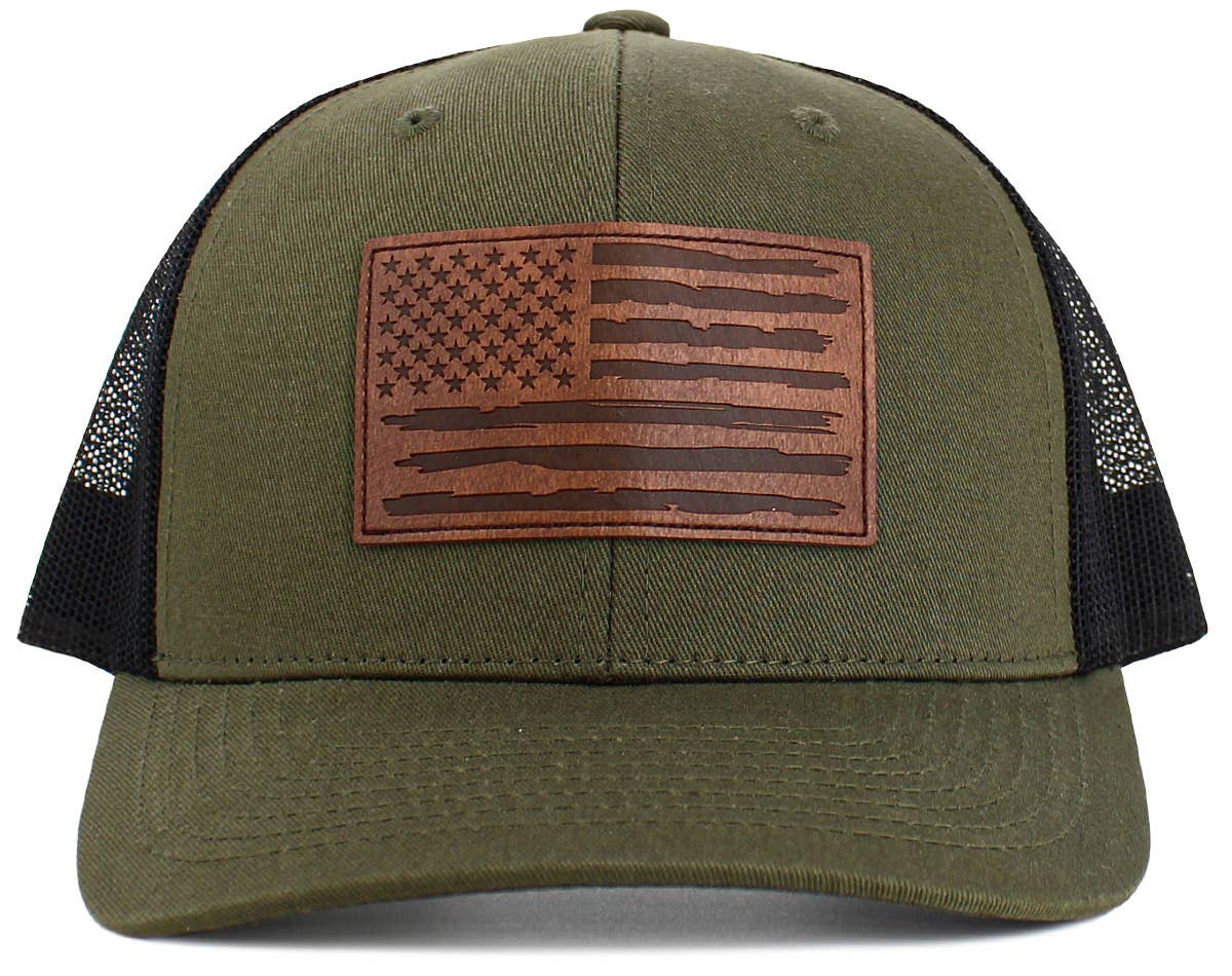🦅🧢Flag Patch Mesh Ballcap