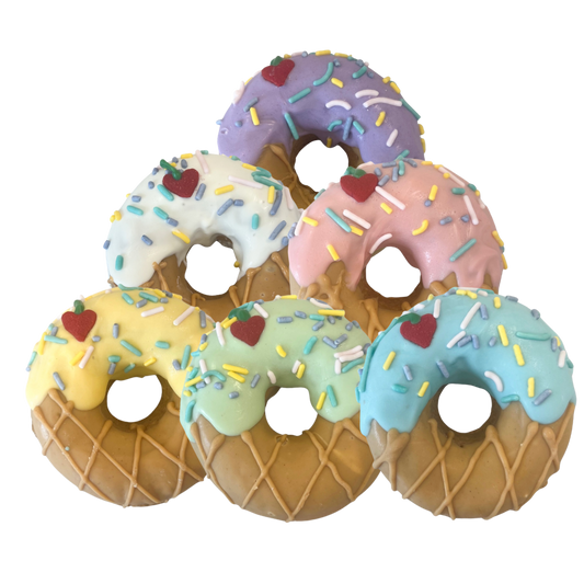 🍦 Ice Cream Doggie Donuts | Gourmet Summer Treats for Dogs 🐾