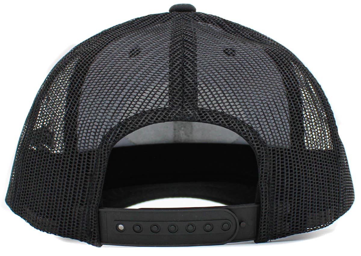 🎣🧢USA Fish Flag Mesh Back Ballcap