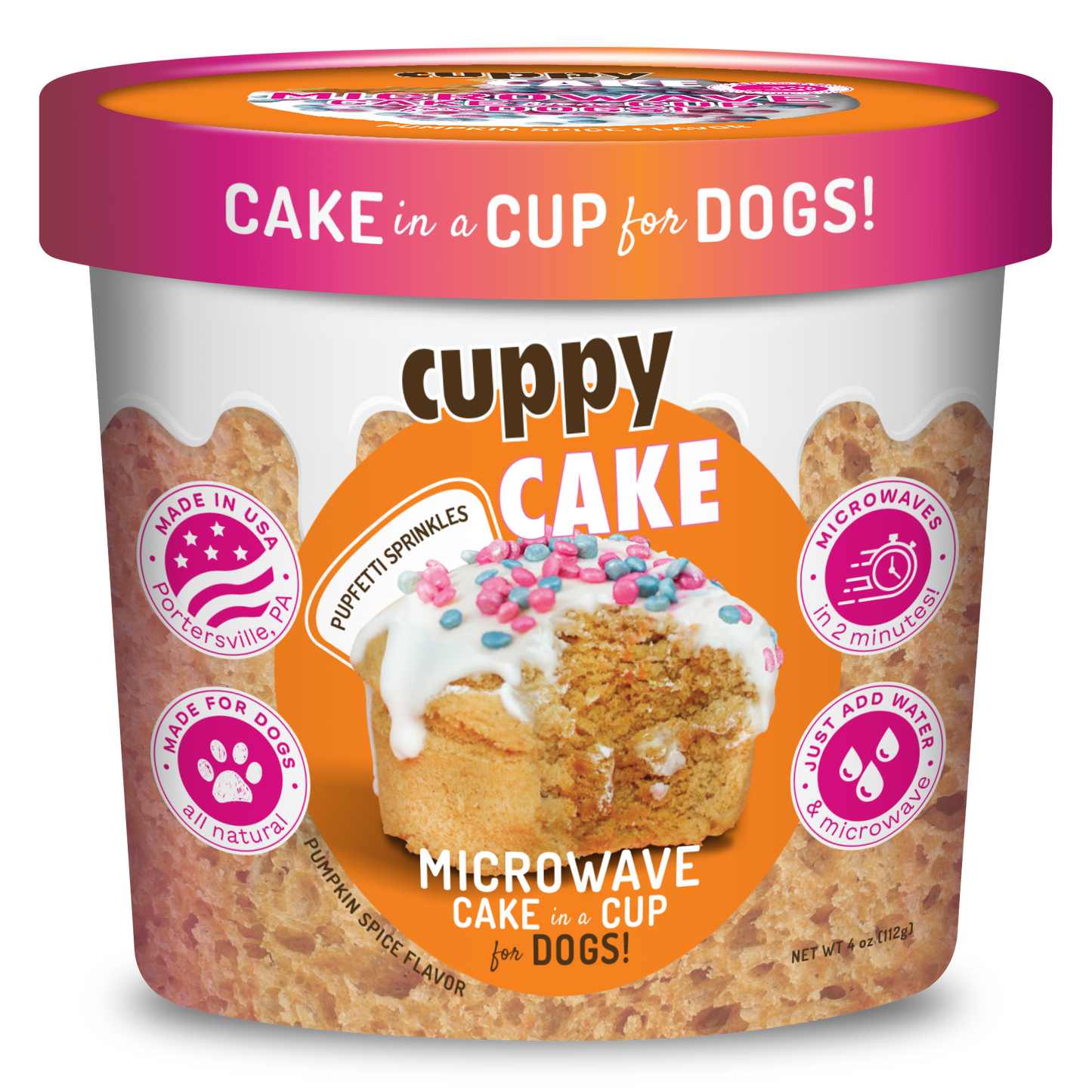 🧁🎉🐶 Cuppy Cake™ Birthday Cake Mix for Dogs 🎂🐾