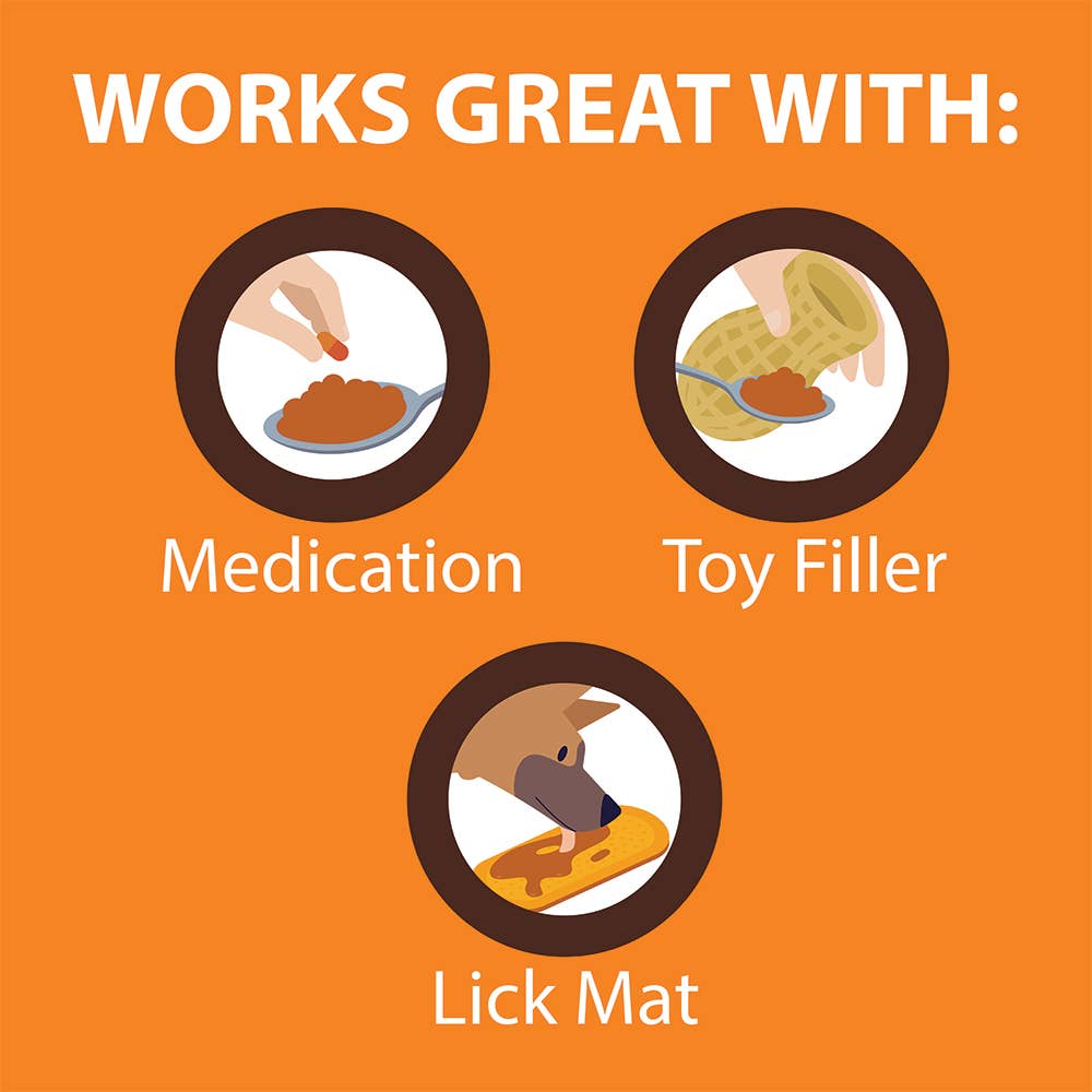 🥜🐾 All-Natural Peanut Butter for Dogs (12oz) – Calming, Clean & Tail-Wagging Good
