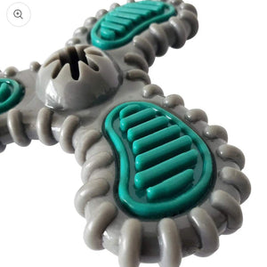 TPR Nylon Dental Spinner Dog Toy - Light & Medium Chewers