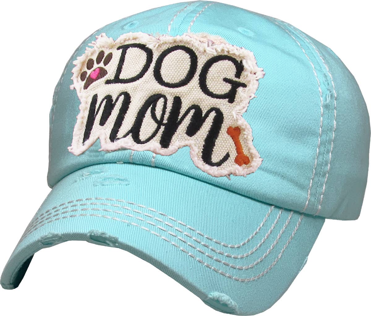 🐕💕🧢DOG MOM WASHED VINTAGE BALLCAP