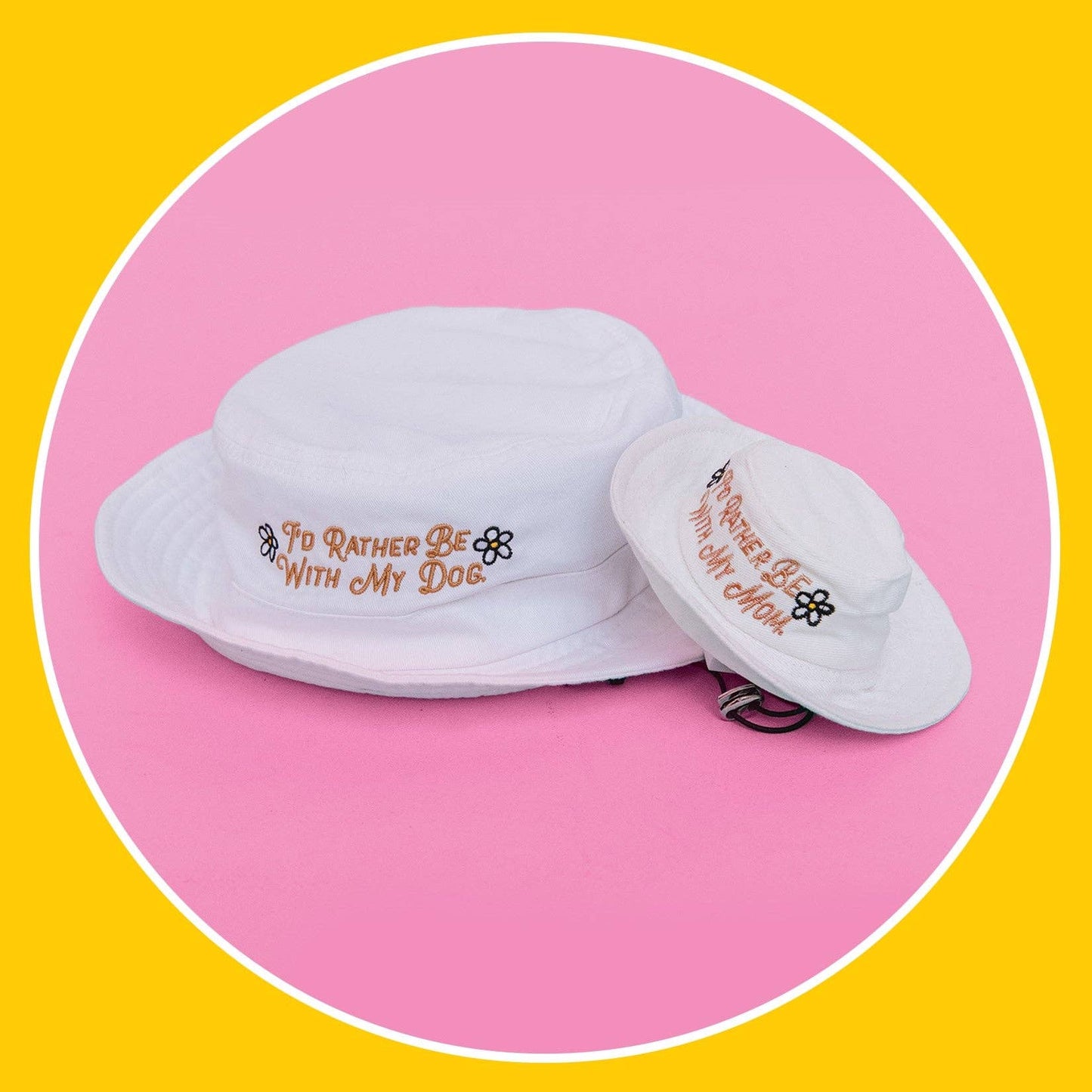 Dog Bucket Hat - I'd Rather Be With My Mom