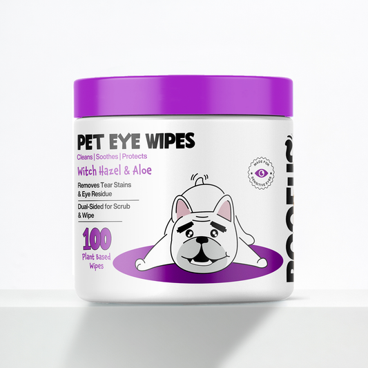 👀🐾 ROOFUS Eye Wipes – Gentle Tear Stain & Eye Care Solution