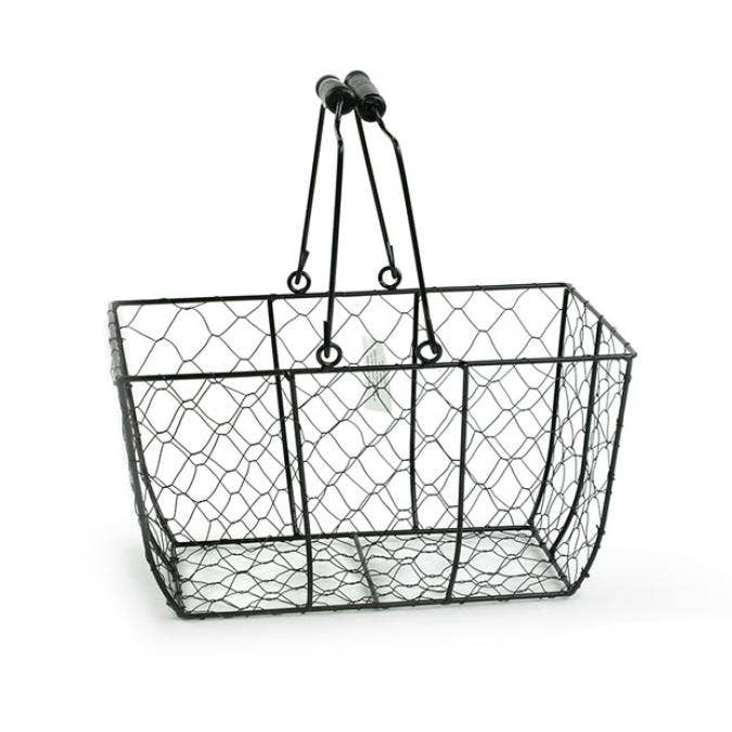 12" Rectangular Chicken Shop Black