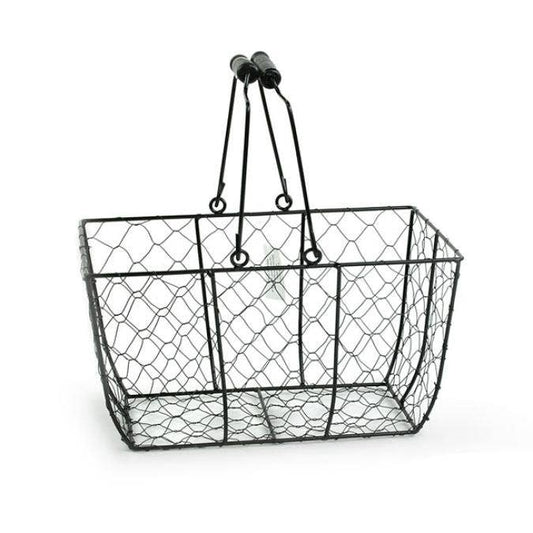 12" Rectangular Chicken Shop Black