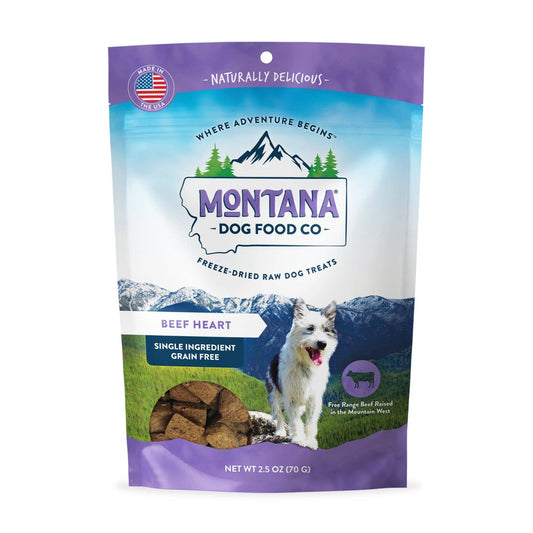 Beef Heart Freeze-dried Raw Treats for Dogs