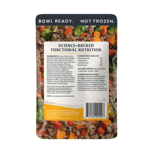 Gently Cooked Lamb & Carrot Recipe Pouches for Dogs