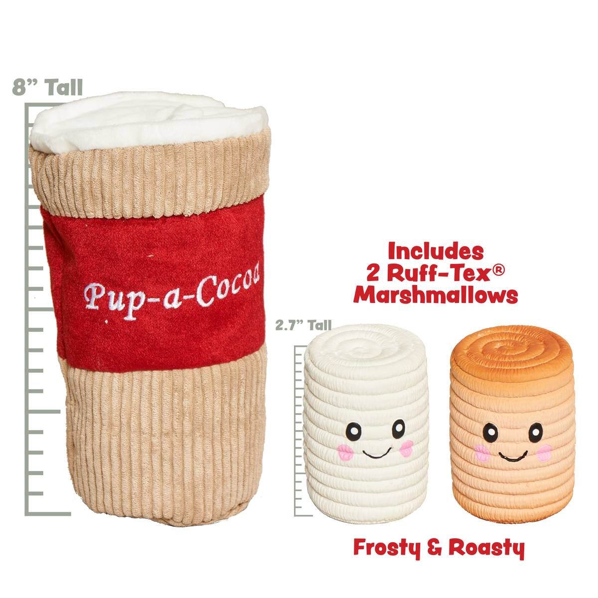 ☕🐾 HuggleSnuffles Pup-a-Cocoa Enrichment Toy
