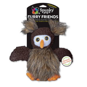 Furry Friends 2-in-1 Plush and Ball Squeaker