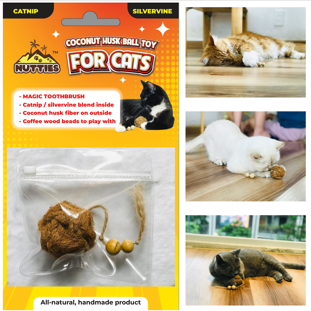 Nutties for CATS - natural ball