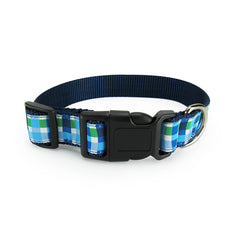 Summer Plaid - Dog Collar