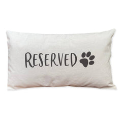 Reserved (Paw) - Canvas Pillow