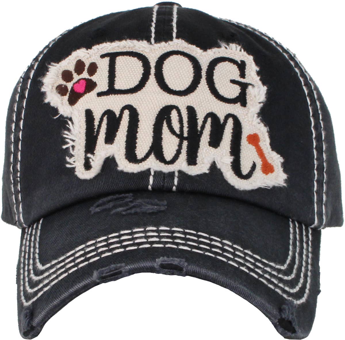 🐕💕🧢DOG MOM WASHED VINTAGE BALLCAP