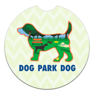 Dog Park Dog Car Coaster