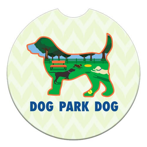 Dog Park Dog Car Coaster