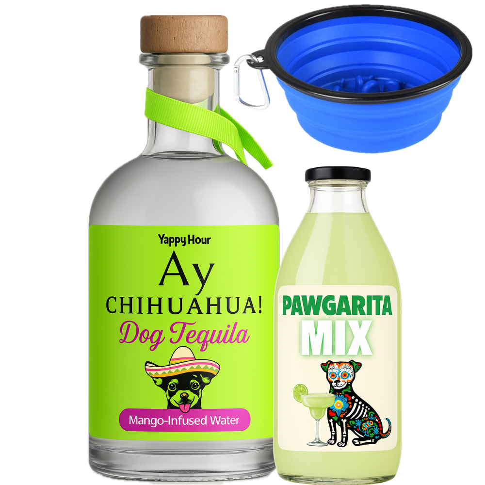 🍹🐾 Yappy Hour™ Original Dog Margarita Kit 🌵🐶