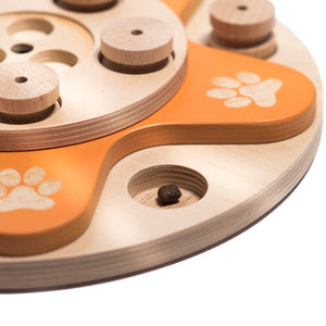 🌼 Dog’s Flower Puzzle Toy – Adjustable Level 1–4 Enrichment Game for Curious Dogs