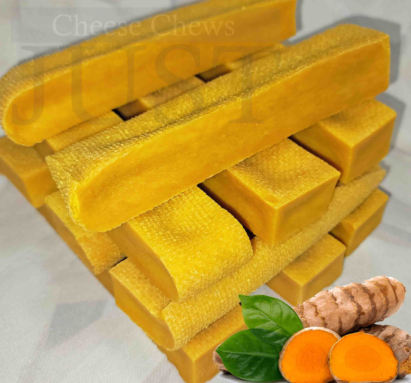 🧀🐾Dog cheese chew. Turmeric (M) EA