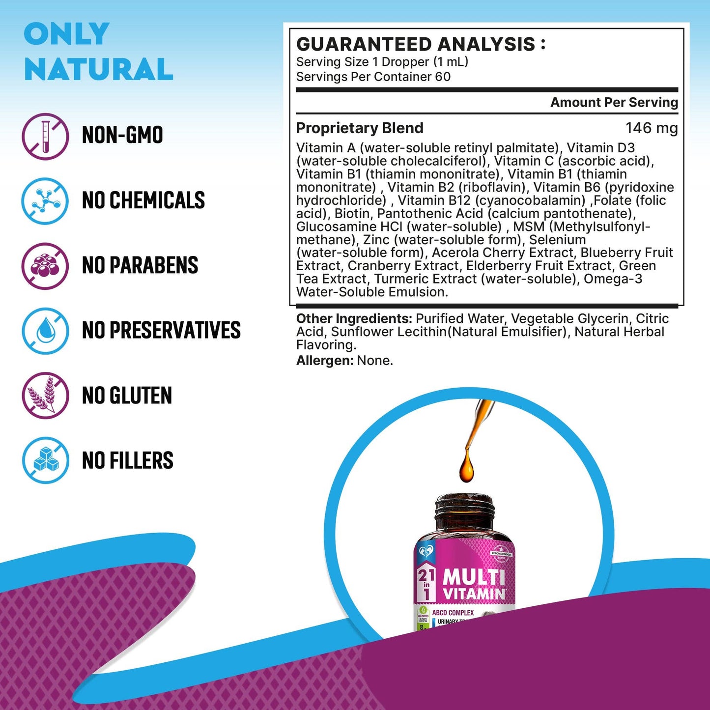 🐾✨ 21-in-1 Liquid Multivitamin for Dogs & Cats