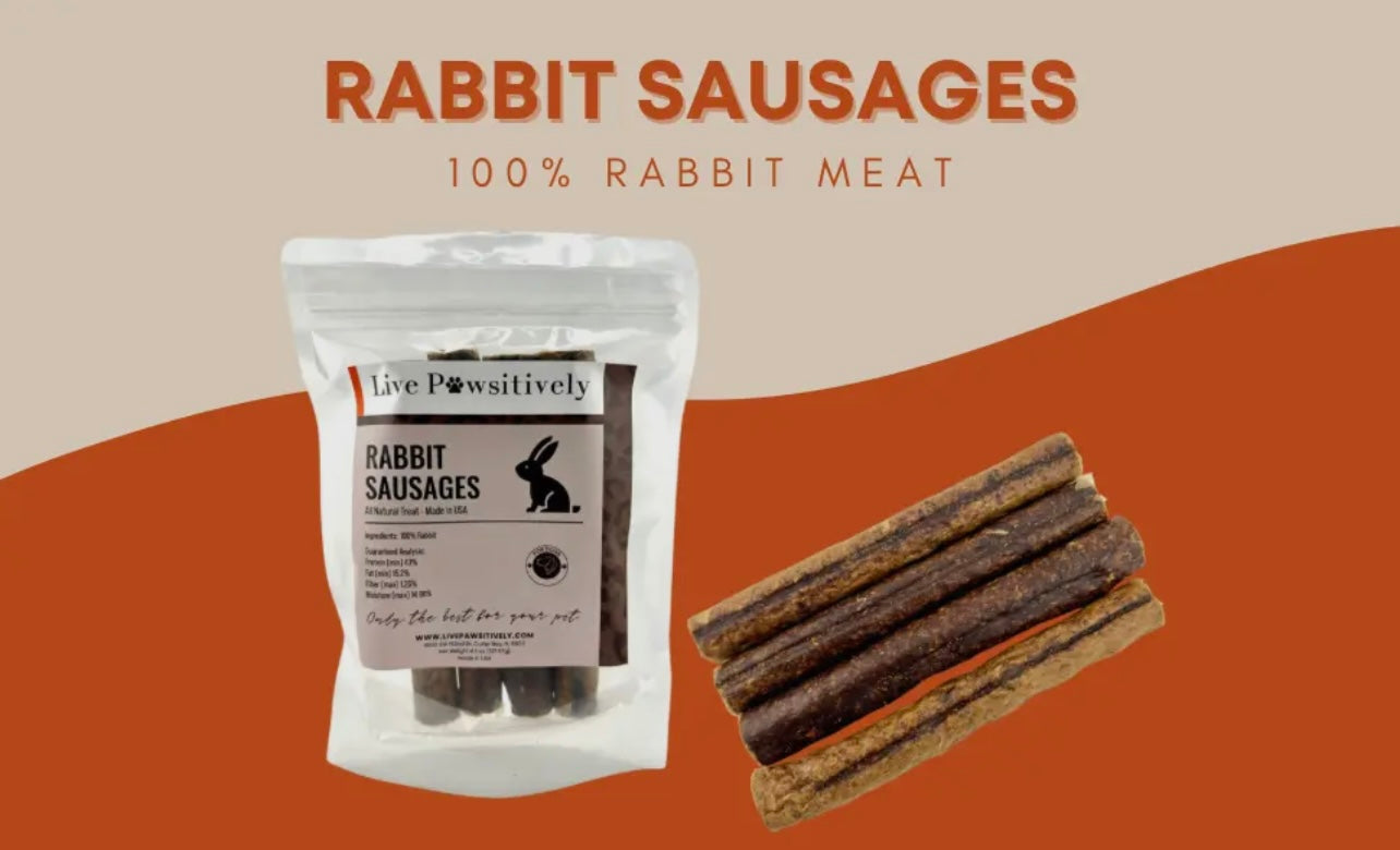 Rabbit Sausage For Dogs