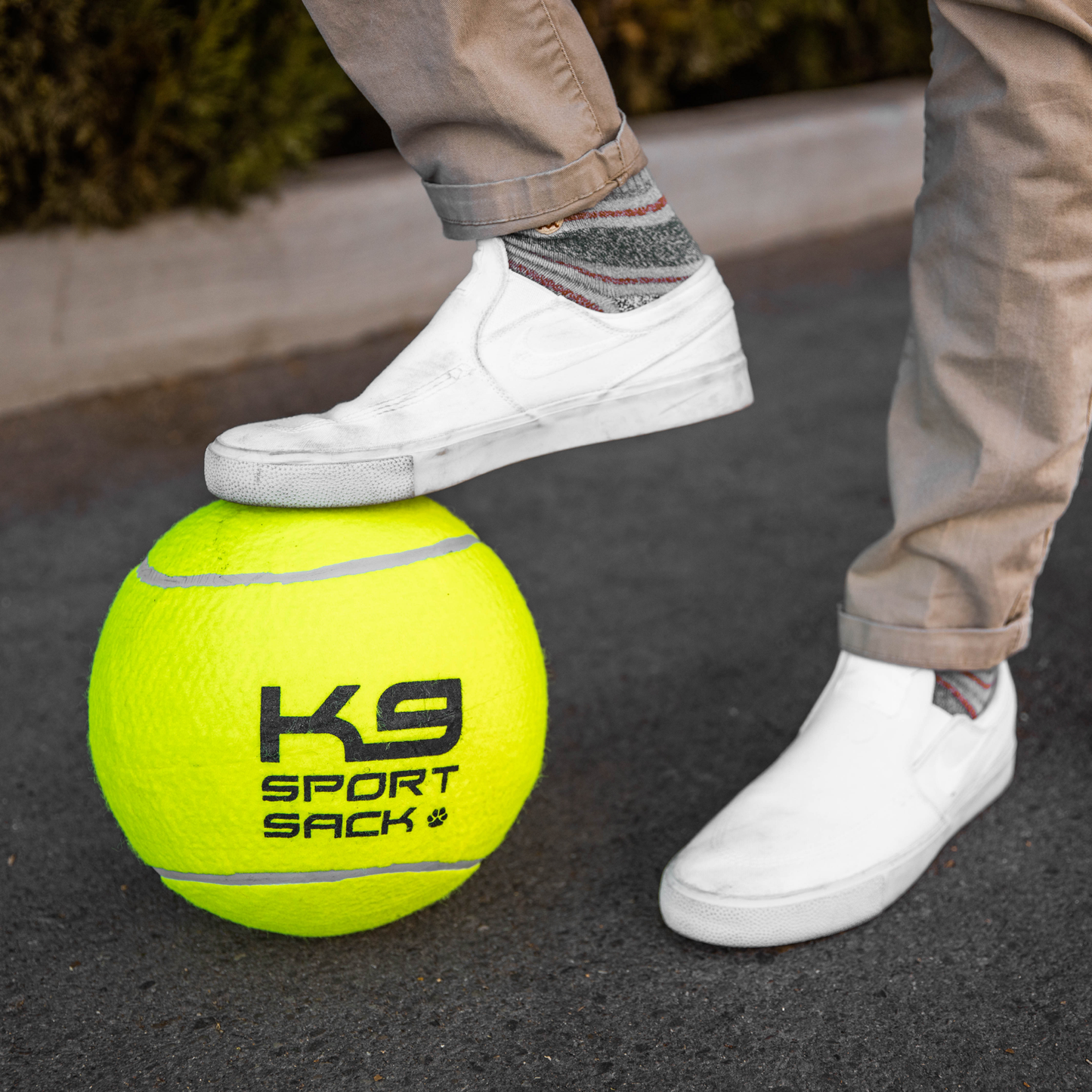 🎾🐾 K9 Sport Sack “Too Big to Chew” Tennis Ball – Oversized Fun That Lasts