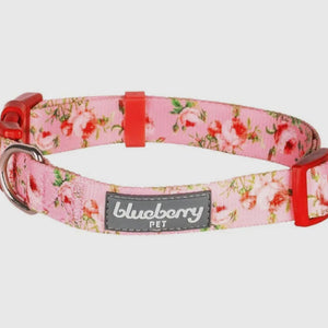 Spring Floral Pattern Light-Weighted Adjustable Dog Collar