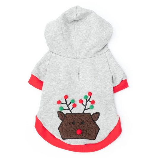 Pom Pom Reindeer Hoodie