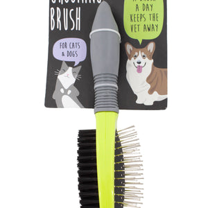 Double-Sided Pet Grooming Brush