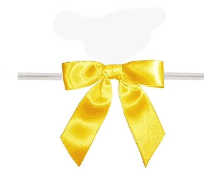 Mini Satin Twist Tie Bows