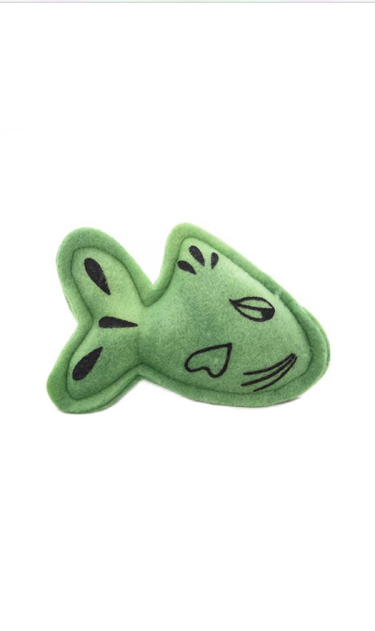 🐟🐱🌿 Kitty Pot Munchies™ – Carter Catfish Catnip Toy 🌿🐾