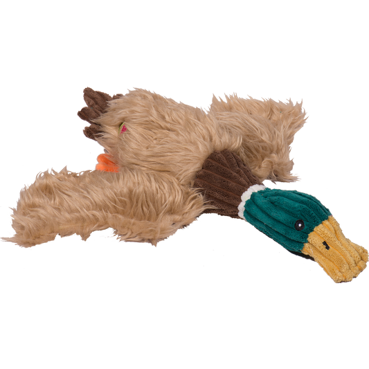 🦆 HuggleHounds® X-Brace™ Drake Duck Plush Dog Toy