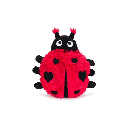 🐞❤️ Fluffy Ladybug Dog Toy – fabdog® fluffies™