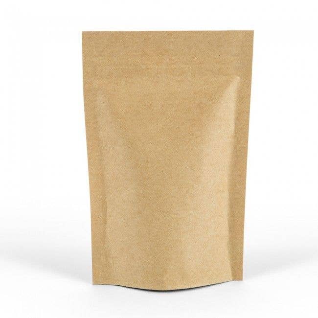 Kraft Stand Up Zipper Pouches