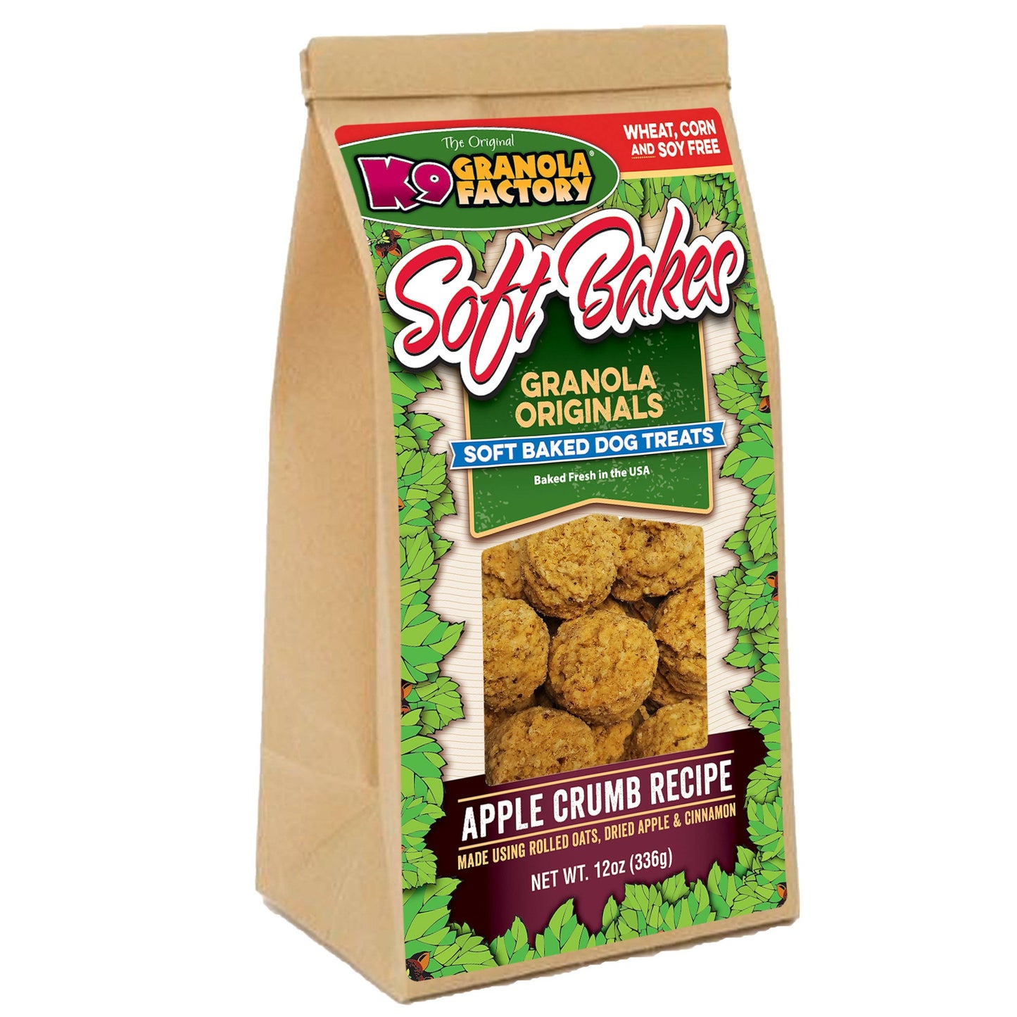🍎✨ Soft Bakes – Apple Crumb Dog Treats