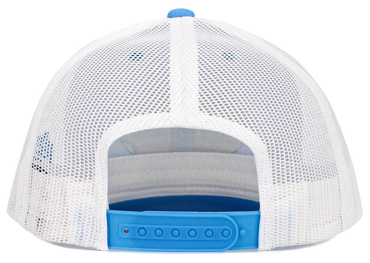 🎣🧢USA Fish Flag Mesh Back Ballcap