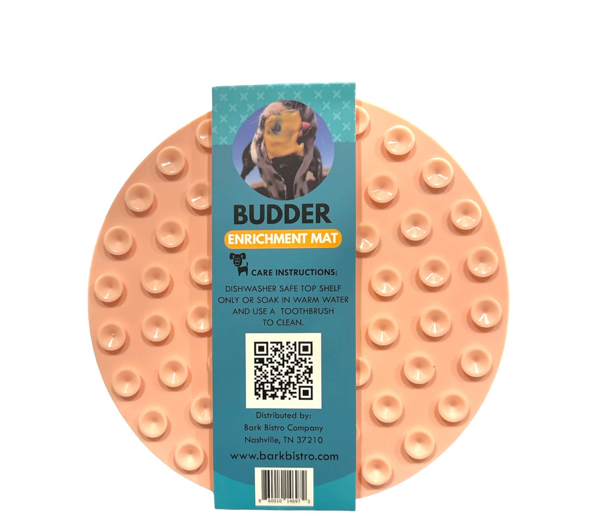 Turquoise or Pink Lickmats + Spatula