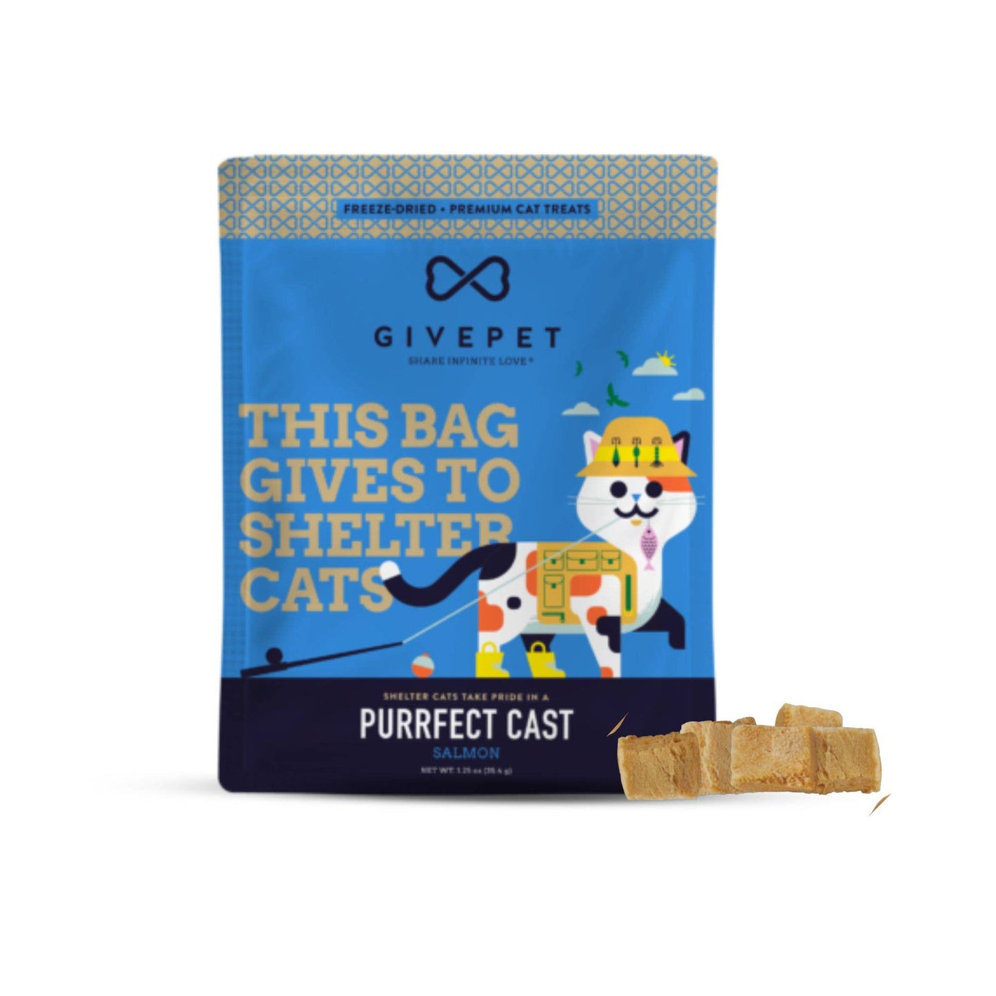 GivePet Purrfect Cast Freeze Dried Cat Treats