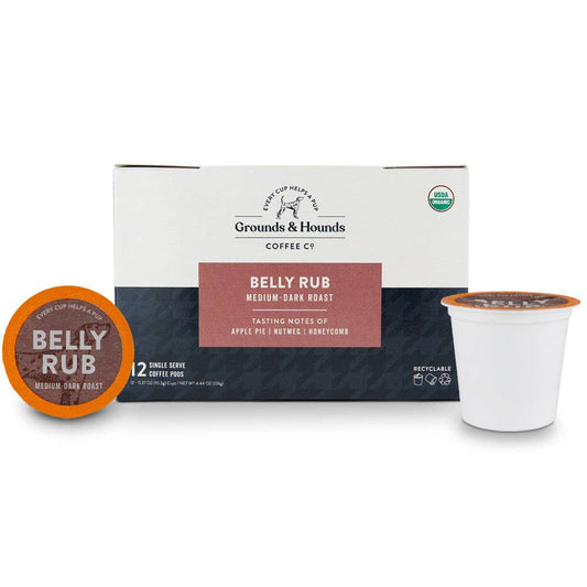 ☕🐾 Belly Rub Blend – Single Serve Coffee Pods