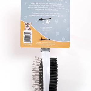 Double-Sided Pet Grooming Brush