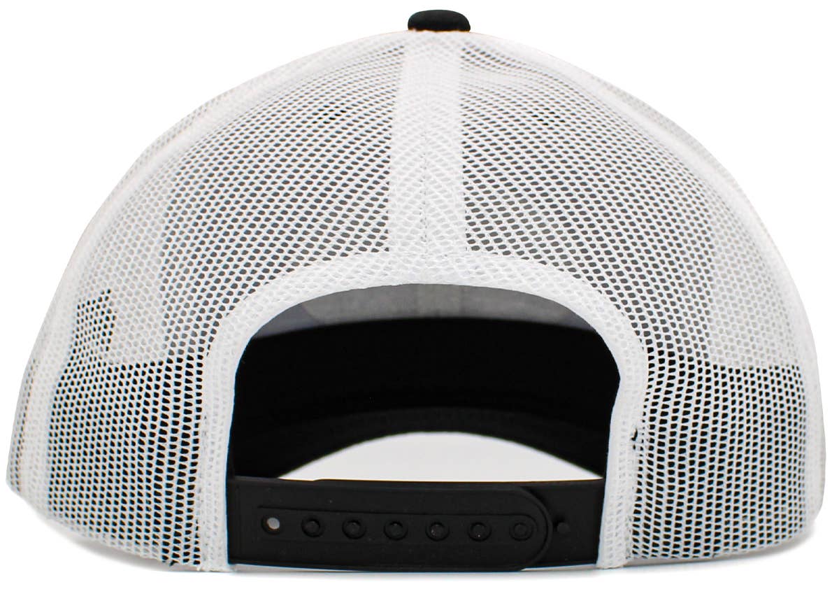 🎣🧢USA Fish Flag Mesh Back Ballcap