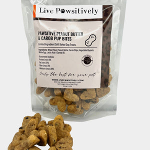 Pawsitive Peanut Butter & Carob Pup Bites